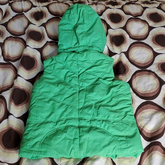 Girls Green Children Place Coat Vest Size XL (14) - Picture 6 of 8